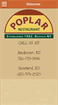 Mobile Screenshot of poplarpizza.com